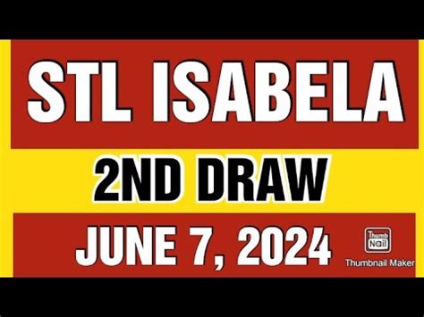 STL Isabela Results June 1 to 30, 2024.
